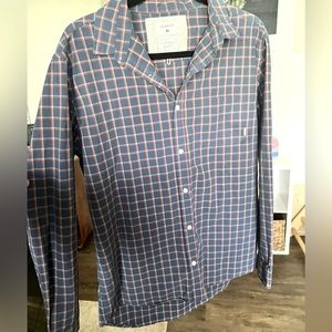 Quicksilver Men’s Size Large Modern Fit Checkered Button‎ Down Shirt